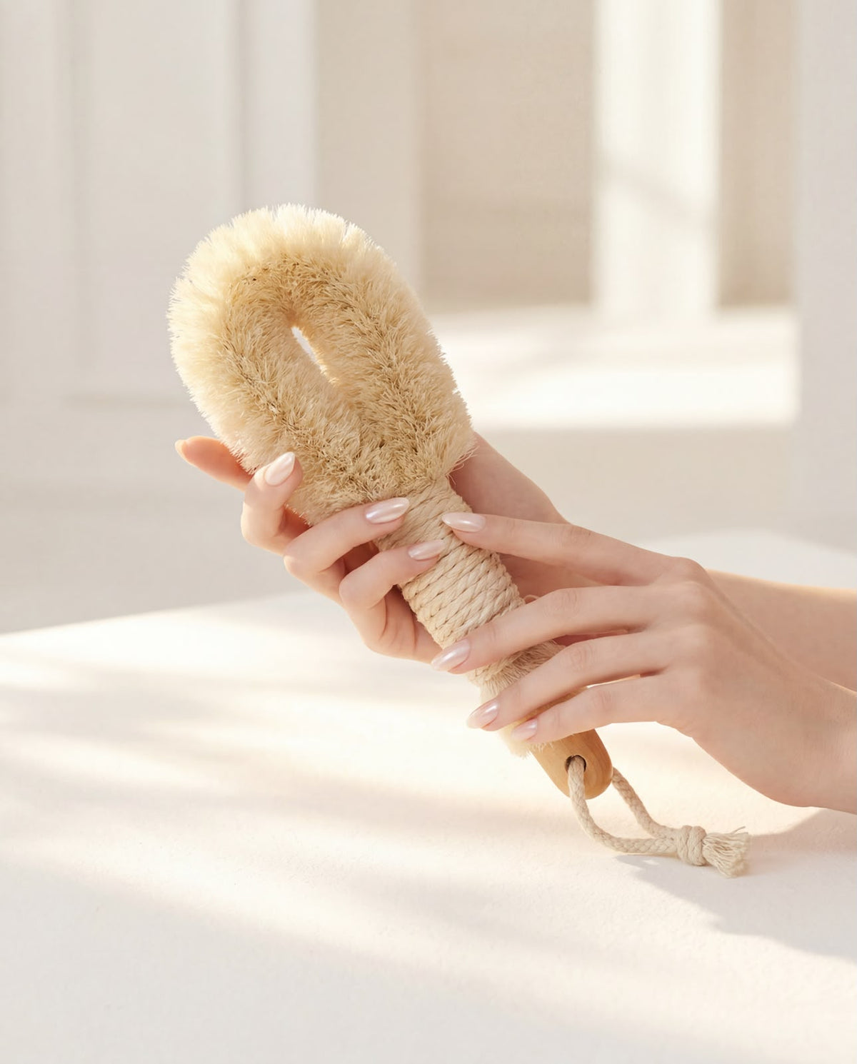 Tall Wooden Dry Brush